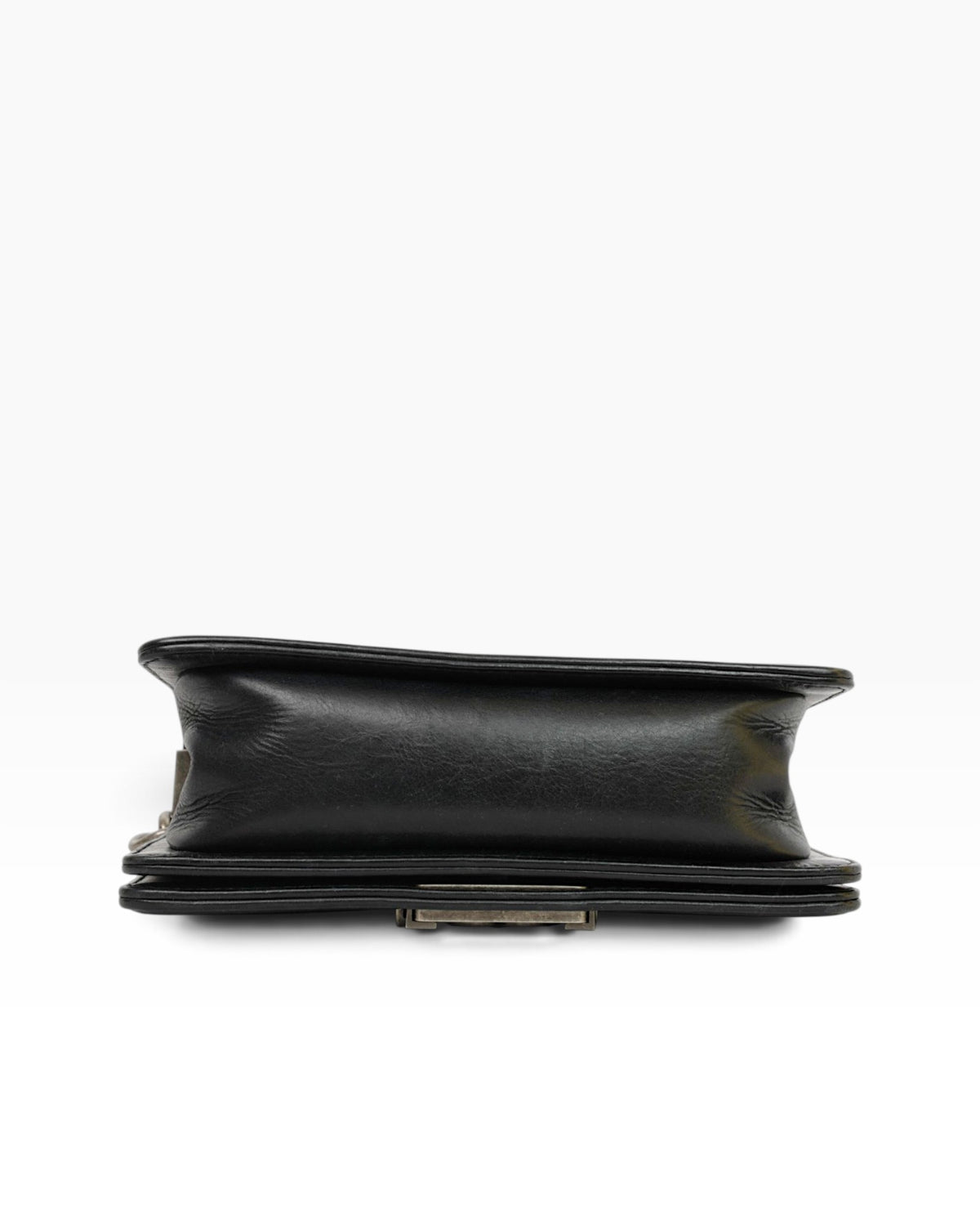 Chanel Black Quilted Calfskin Medium Double Stitch Boy Bag