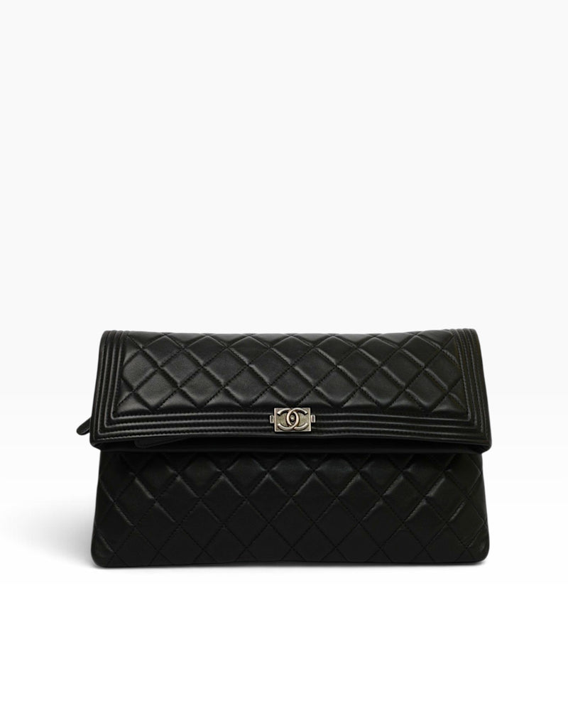 Chanel Boy Fold-Over Clutch