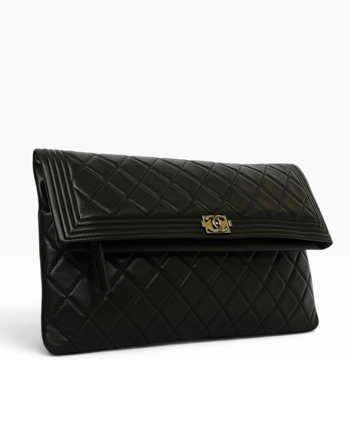 Chanel Boy Fold-Over Clutch