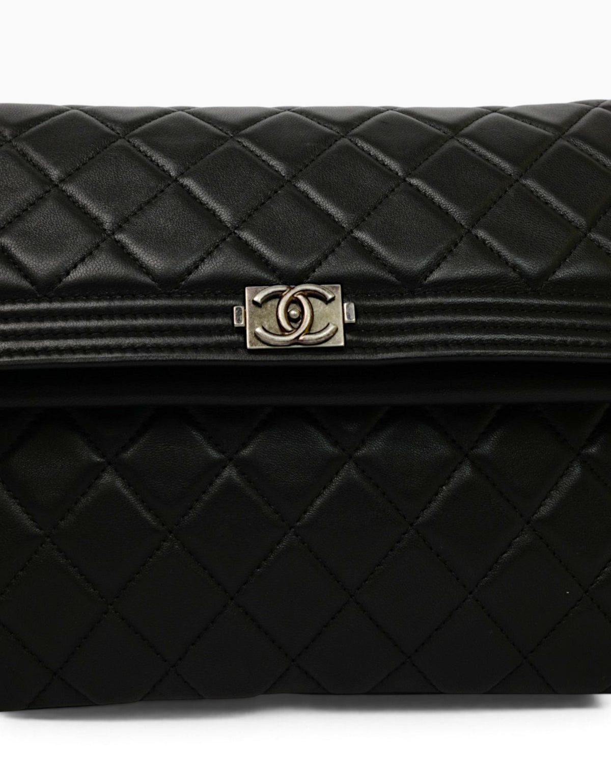 Chanel Boy Fold-Over Clutch