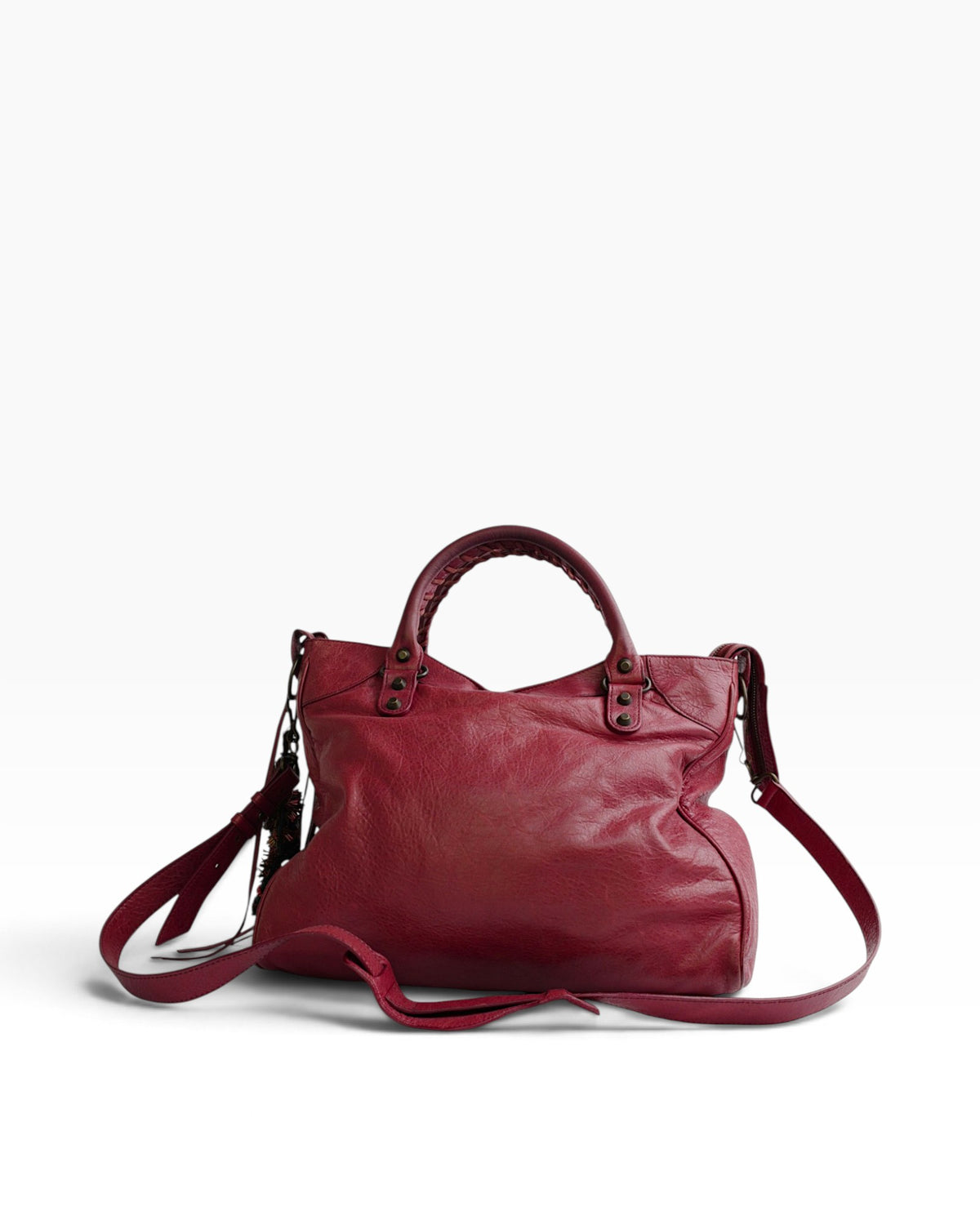 Balenciaga Velo Bordeaux w/ charm