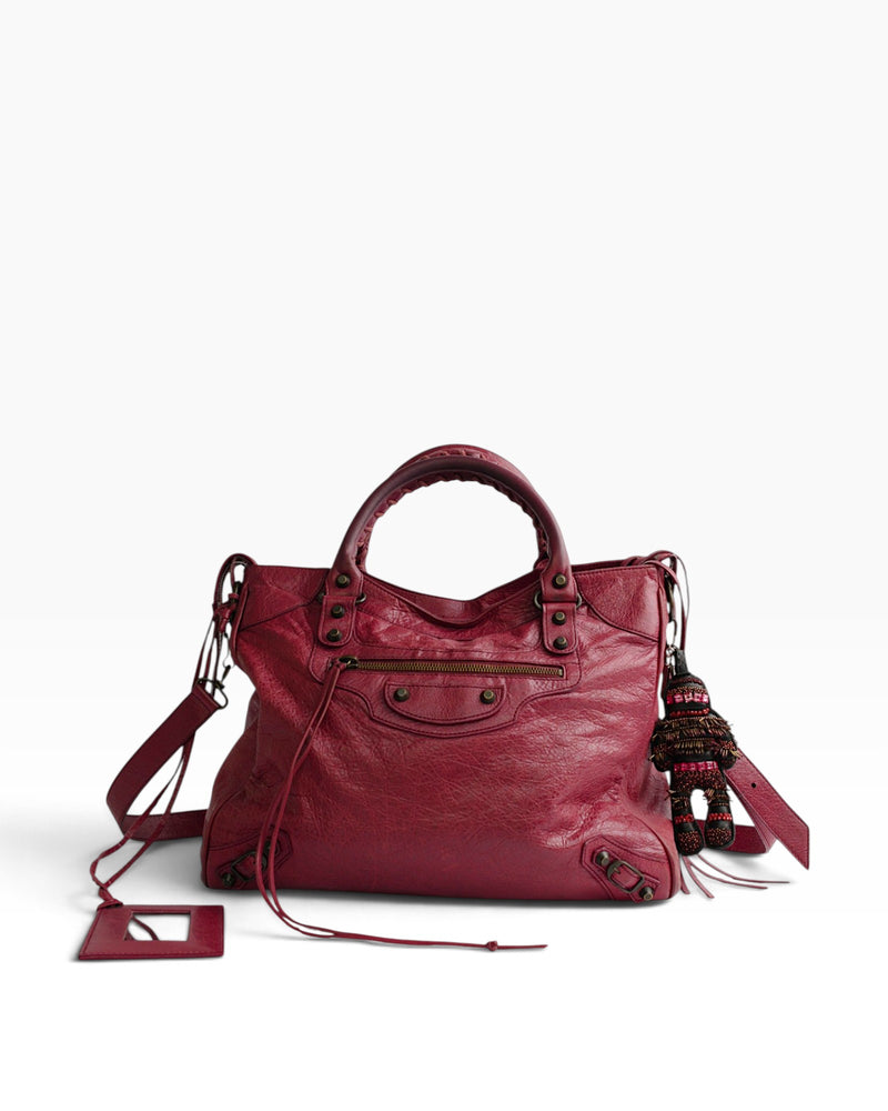Balenciaga Velo Bordeaux w/ charm