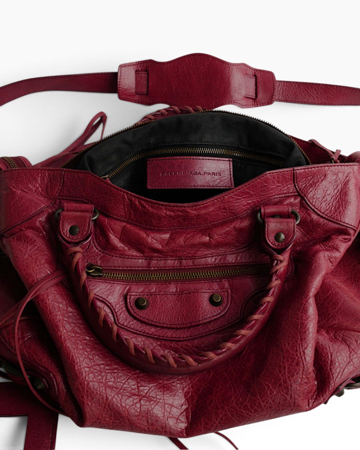 Balenciaga Velo Bordeaux w/ charm
