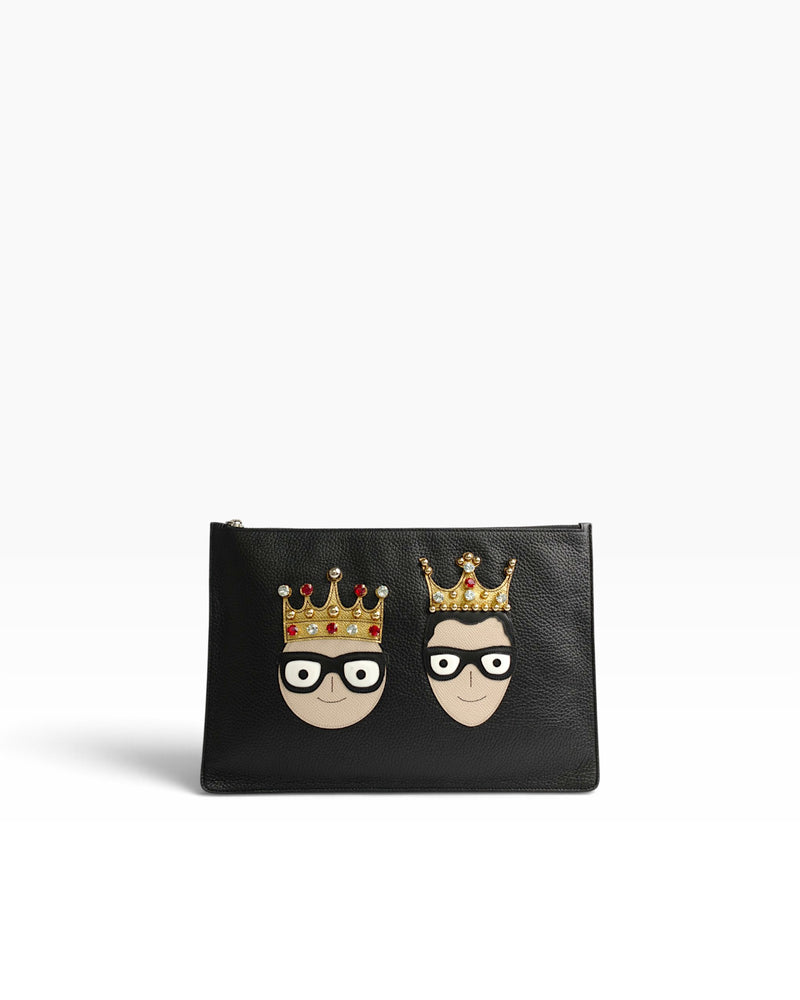 Dolce & Gabbana #DGFamily Designers Patch Clutch