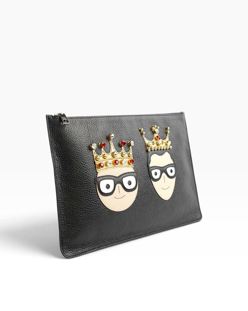 Dolce & Gabbana #DGFamily Designers Patch Clutch