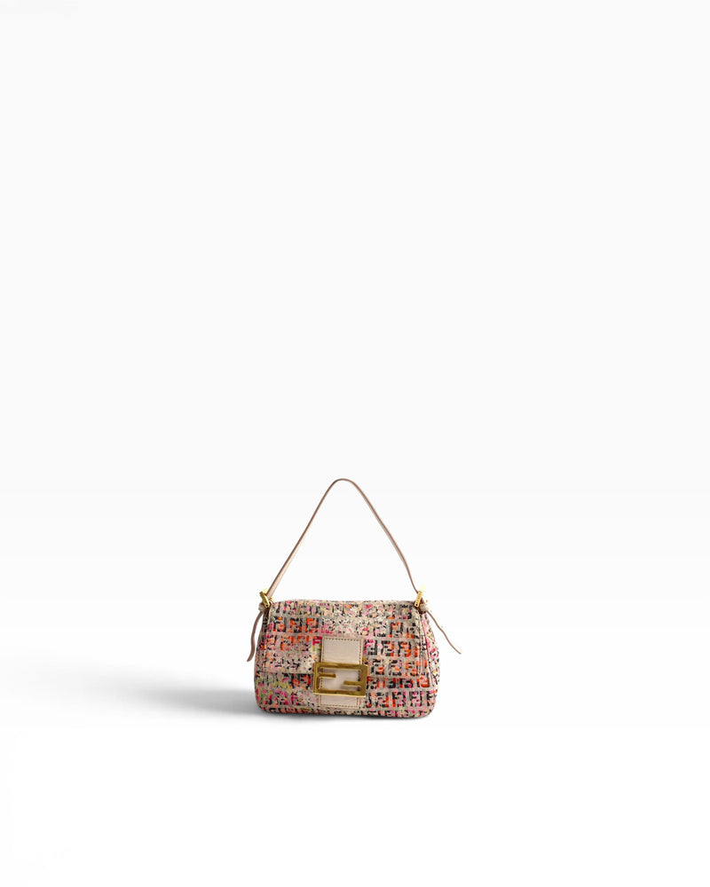 Fendi Mini Floral Zucchino Mamma Baguette shoulder bag