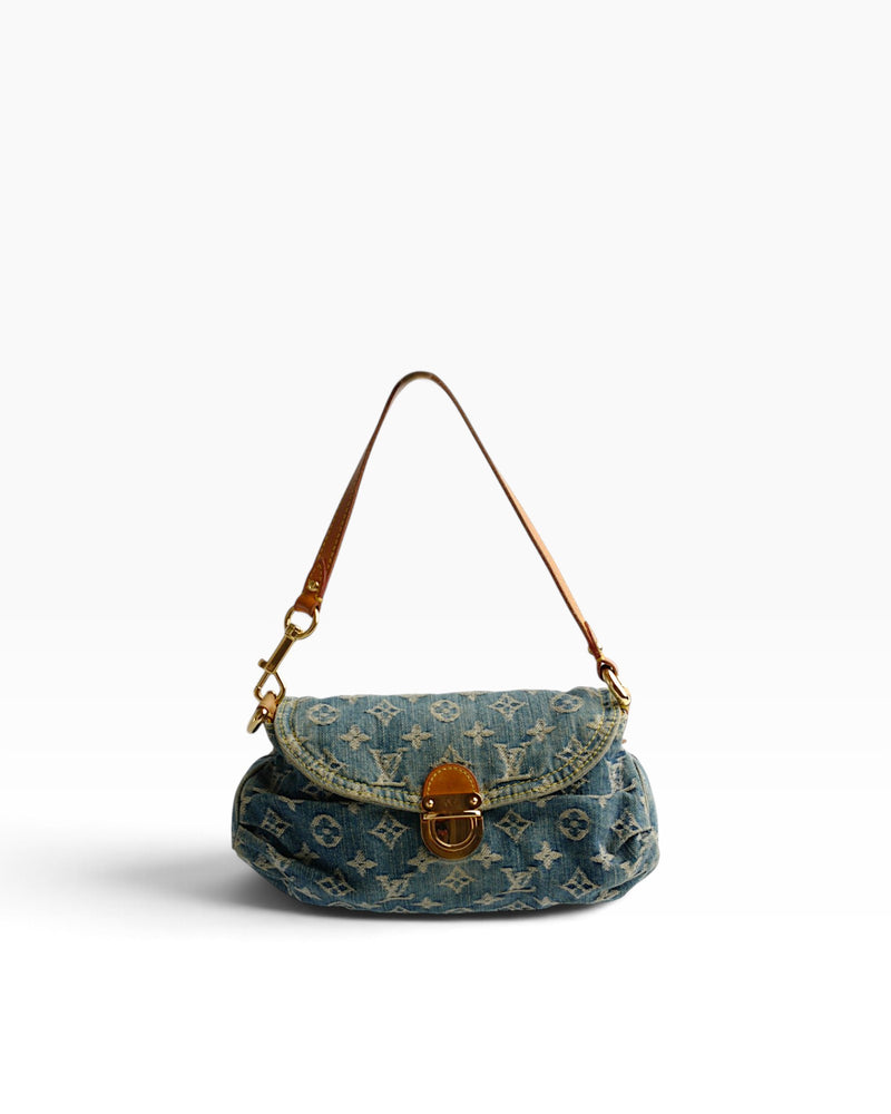 Louis Vuitton Pleaty Monogram Denim