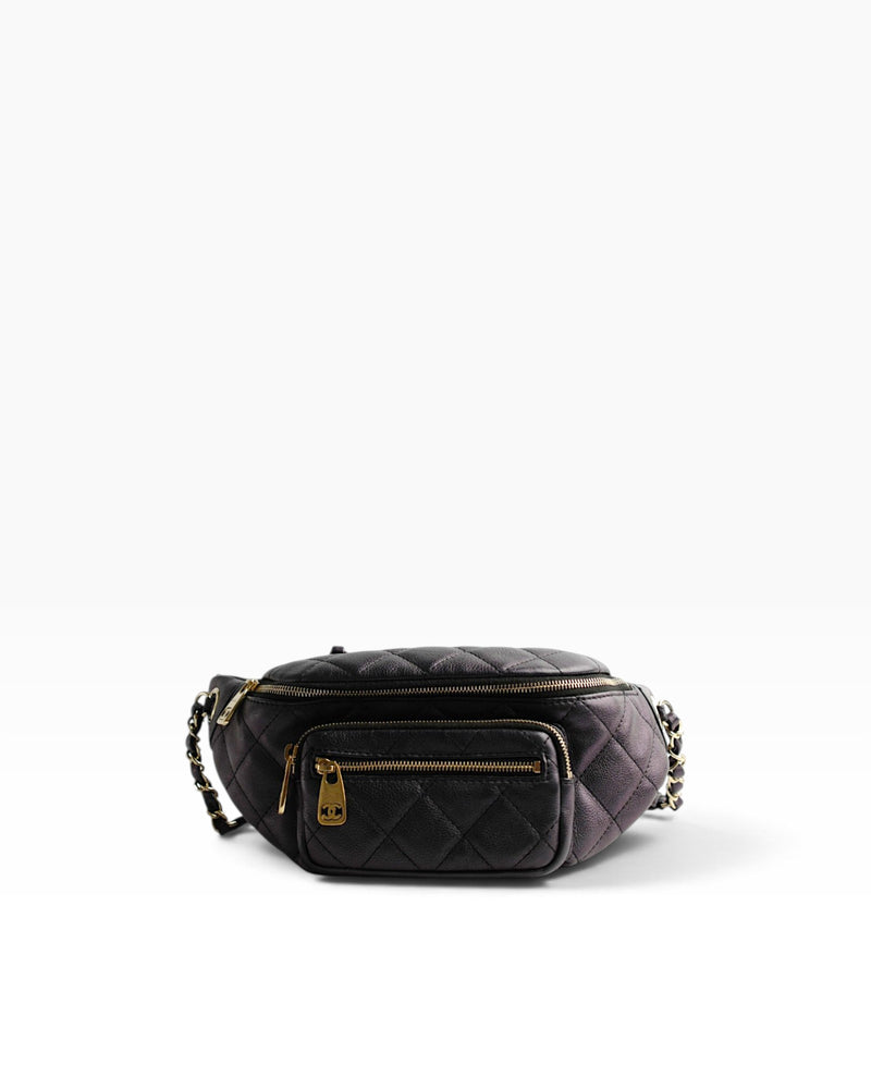 Chanel Caviar Quilted Leather All About Waist Bag