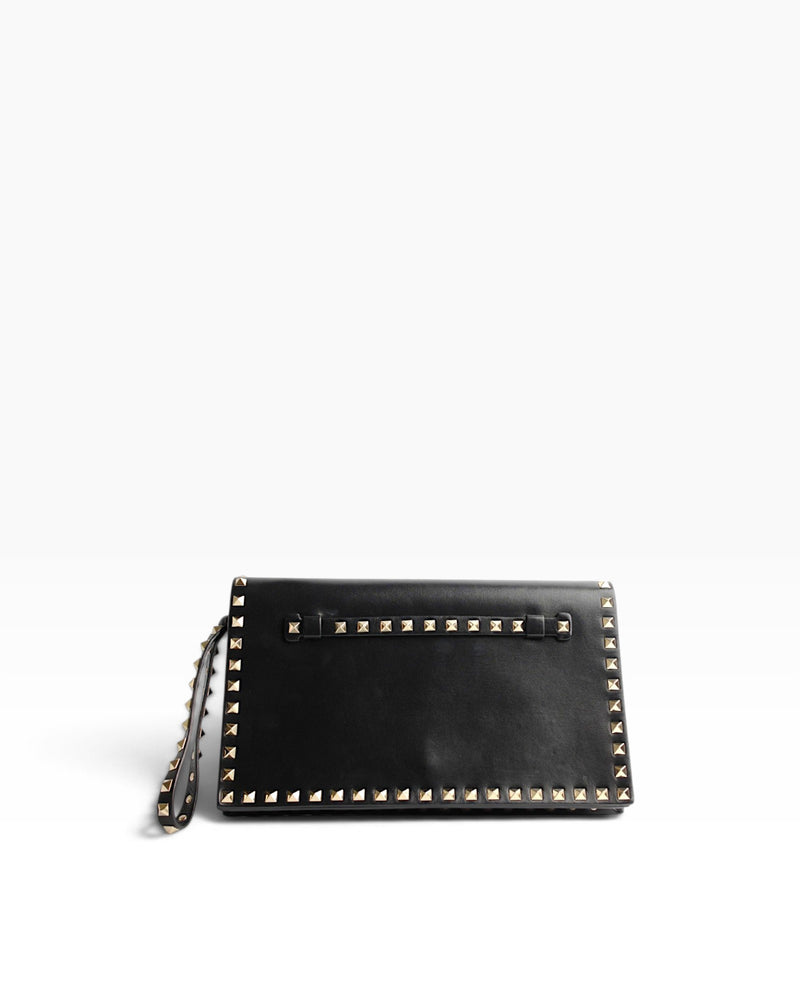 Valentino Garavani Rockstud Flap Clutch