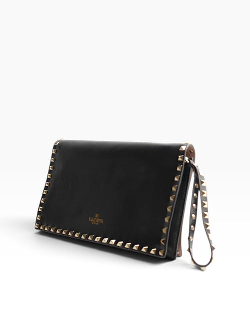 Valentino Garavani Rockstud Flap Clutch